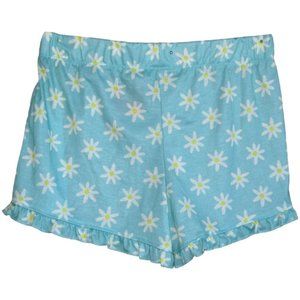 Flowered Girl's Pajama Shorts L (10/12)